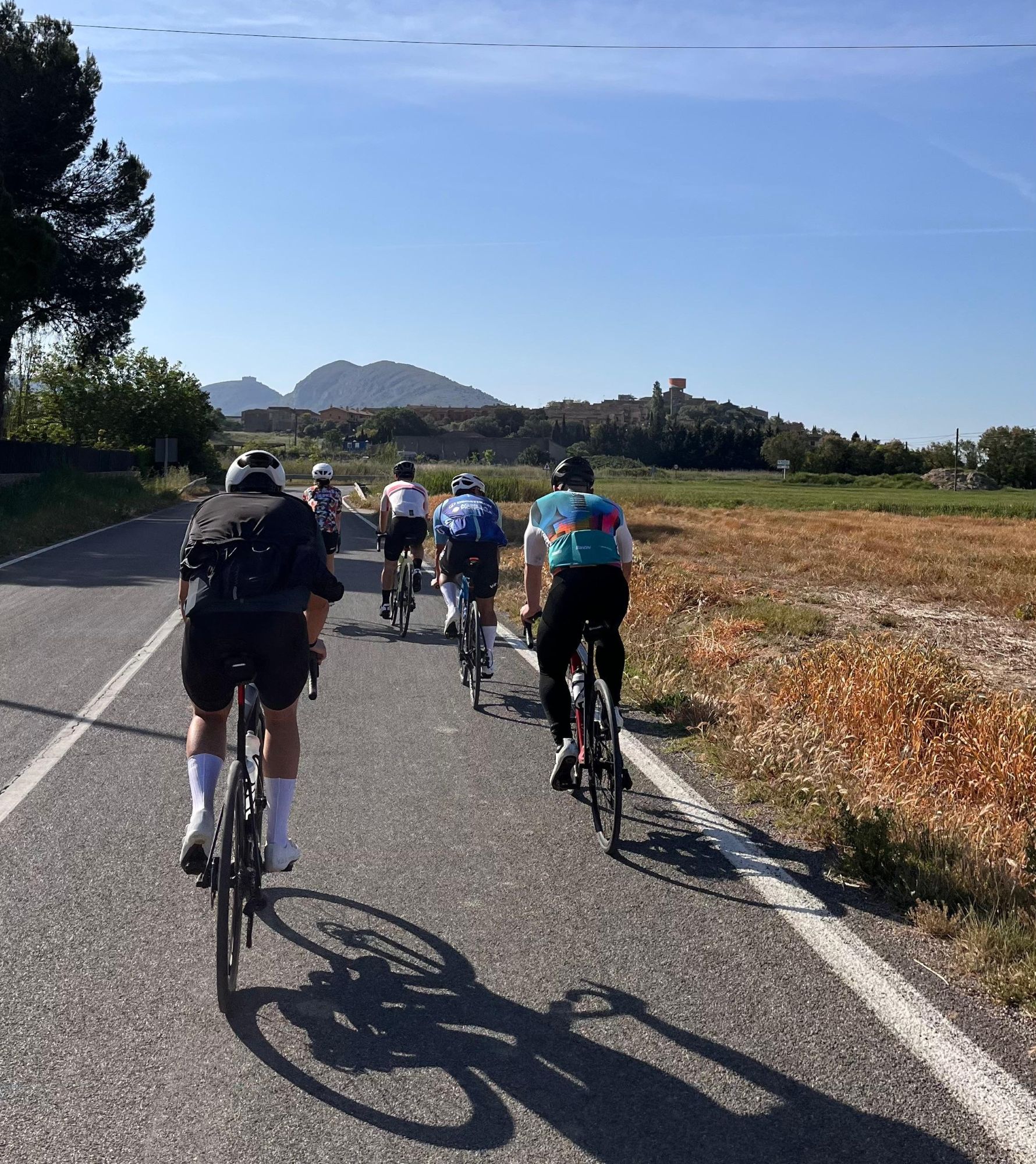 Grup pedalant per l'Empordà
